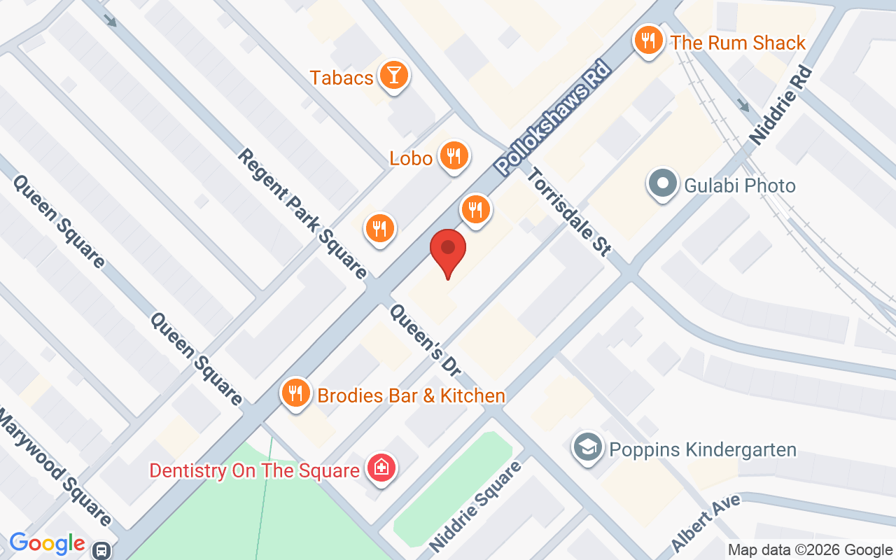 Map showing the location of Roar Hair & Beauty