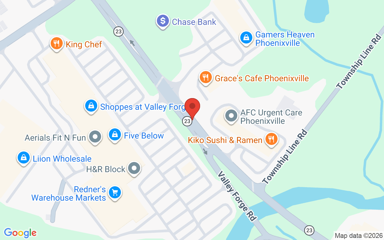 Map showing the location of Roots by Niki
