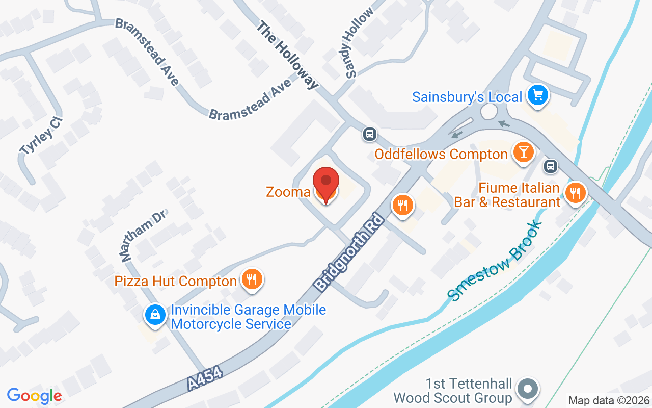 Map showing the location of Royston Blythe Wolverhampton