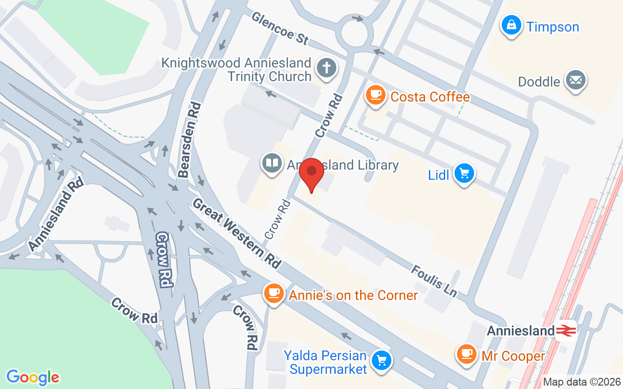 Map showing the location of Saint _ Glasgow