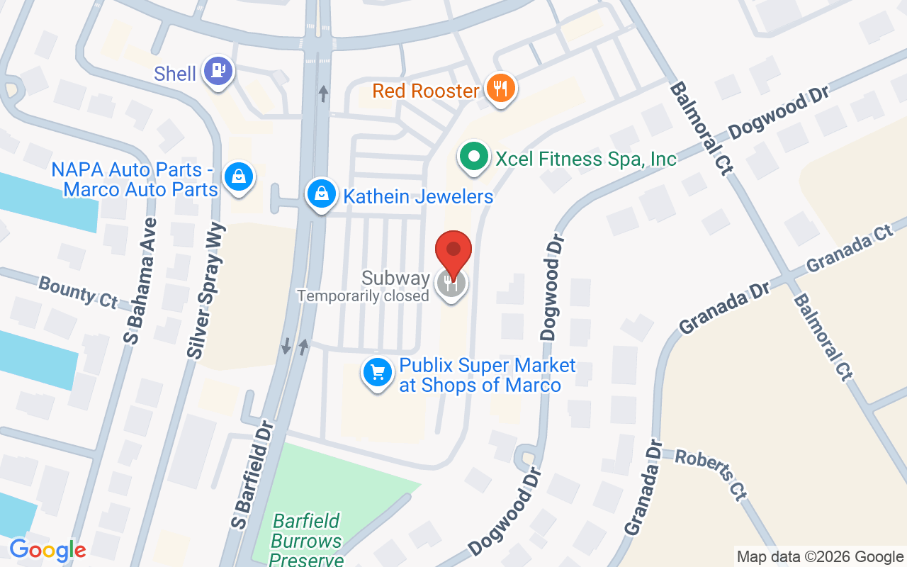 Map showing the location of Salon and Spa Botanica