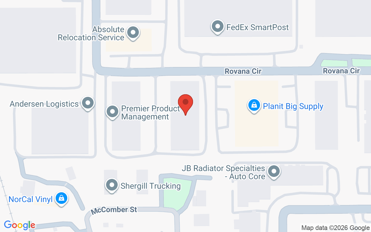 Map showing the location of Salon CA
