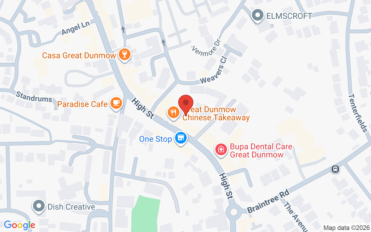 Map showing the location of Salon Guru HQ