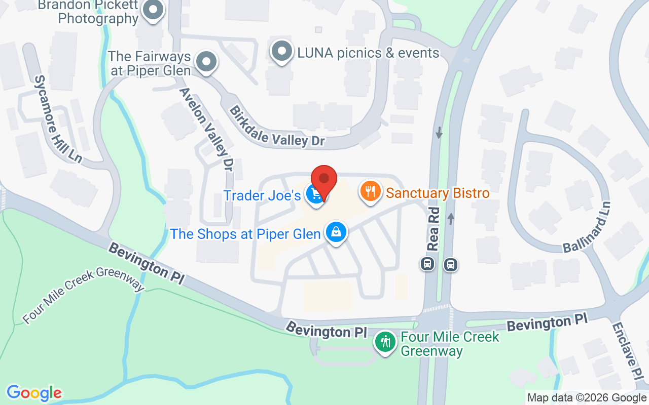 Map showing the location of Salon Piper Glen