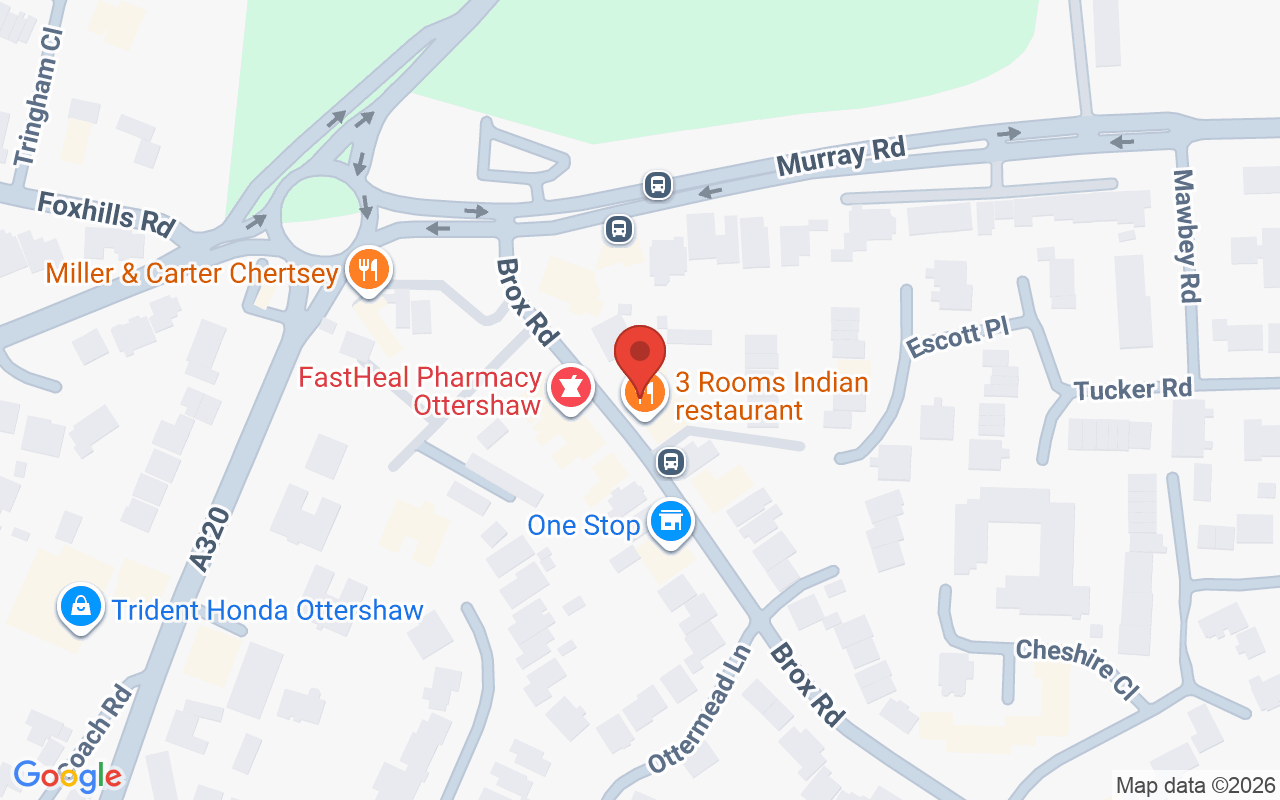 Map showing the location of Salon Seven Hair & Beauty