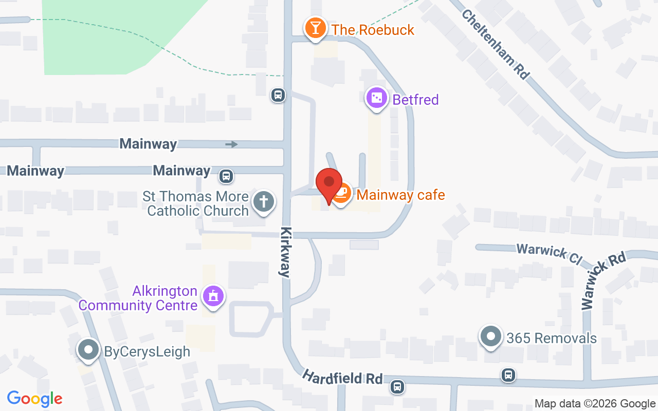 Map showing the location of Salon Sienna