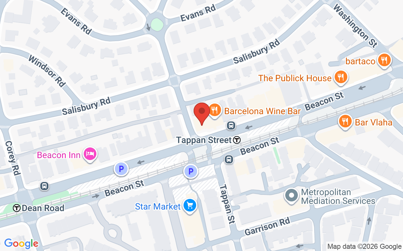 Map showing the location of Sanela Salon