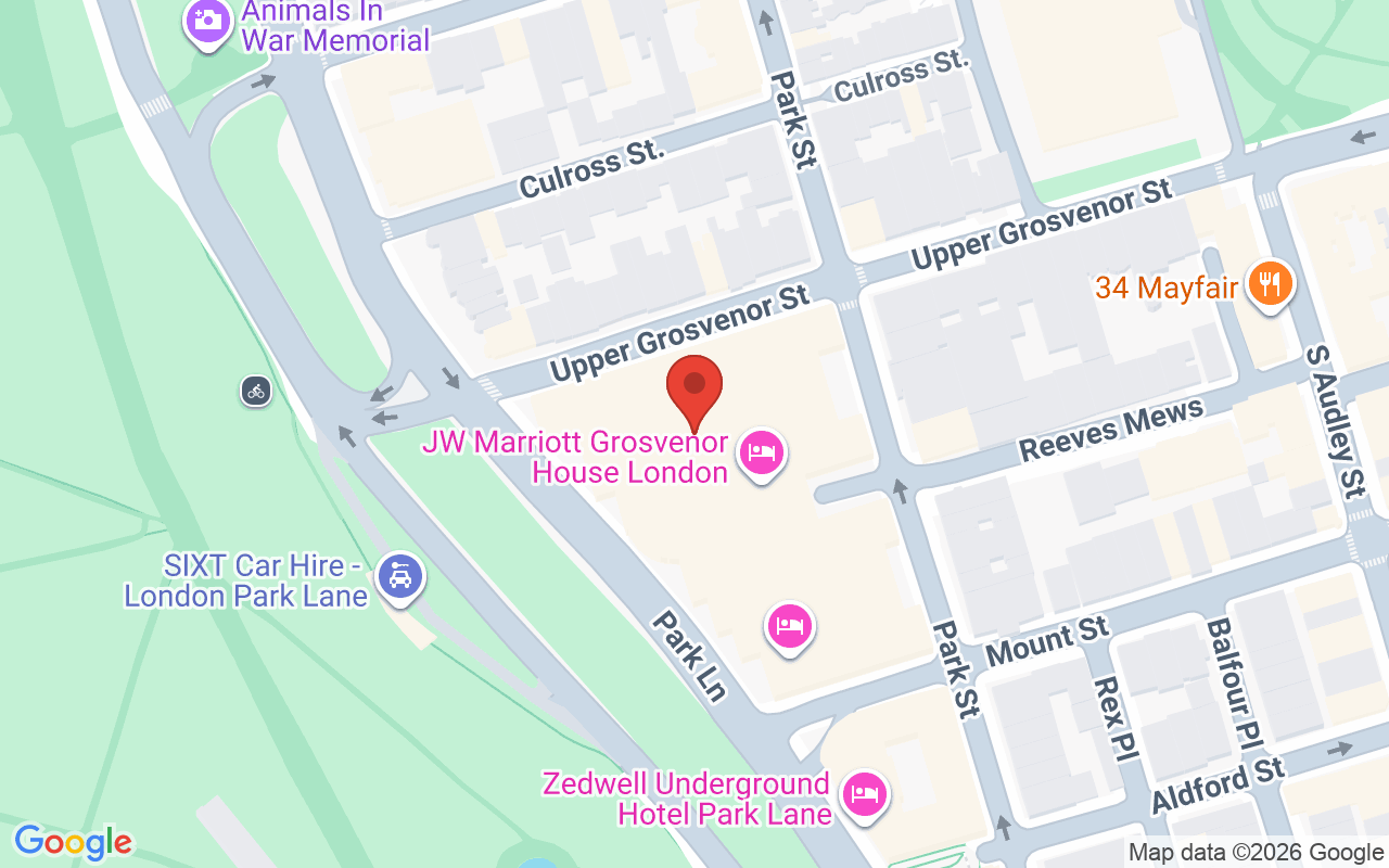 Map showing the location of Sanrizz Grosvenor House