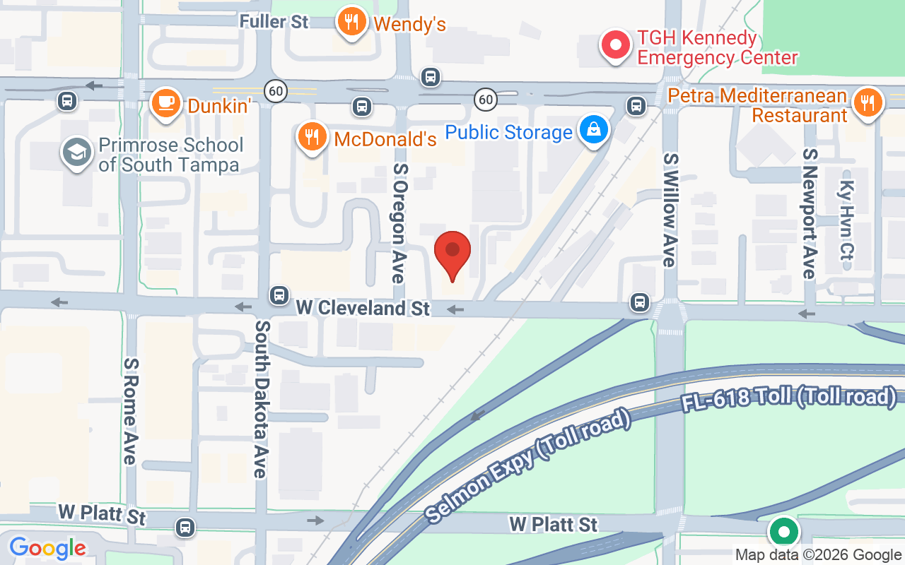 Map showing the location of SB Health and Beauty Spa