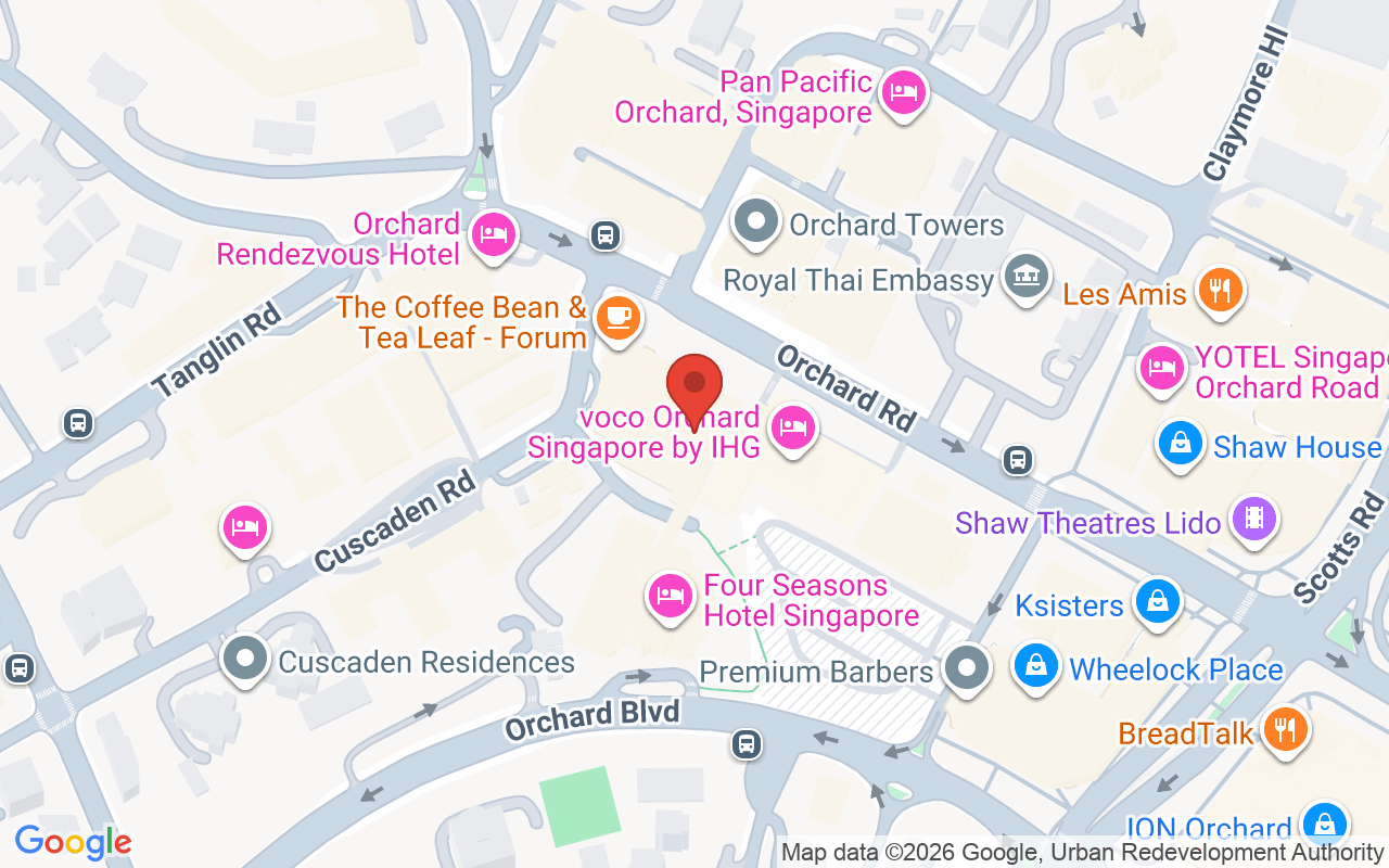 Map showing the location of Scissors Paper Stone Pte Ltd