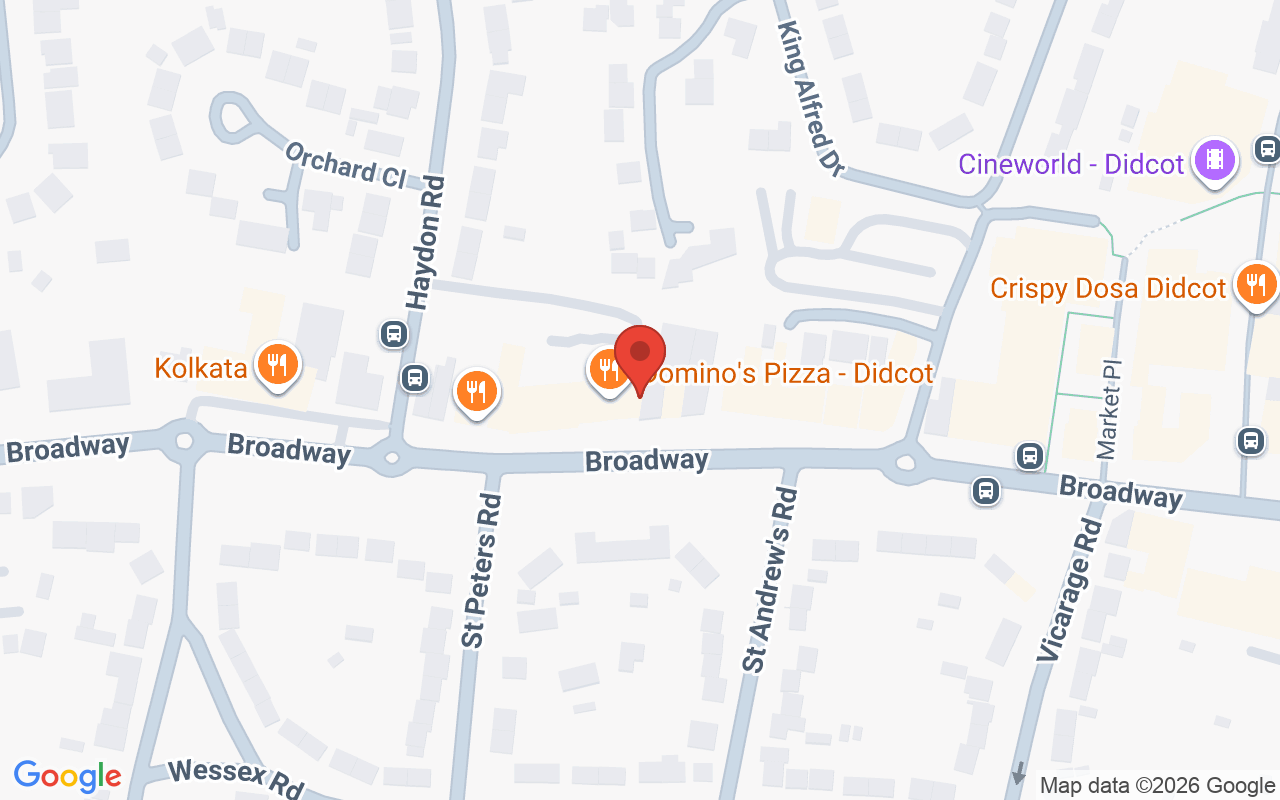 Map showing the location of Segais Hair And Beauty Didcot