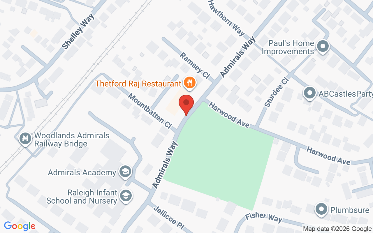 Map showing the location of Serenity Hair Design and Beauty