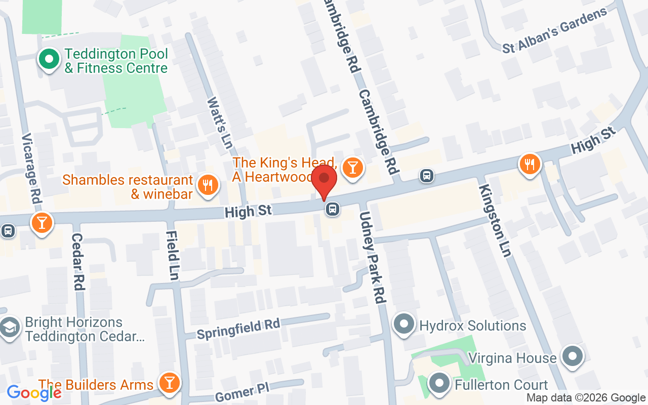 Map showing the location of Shape Hair Design