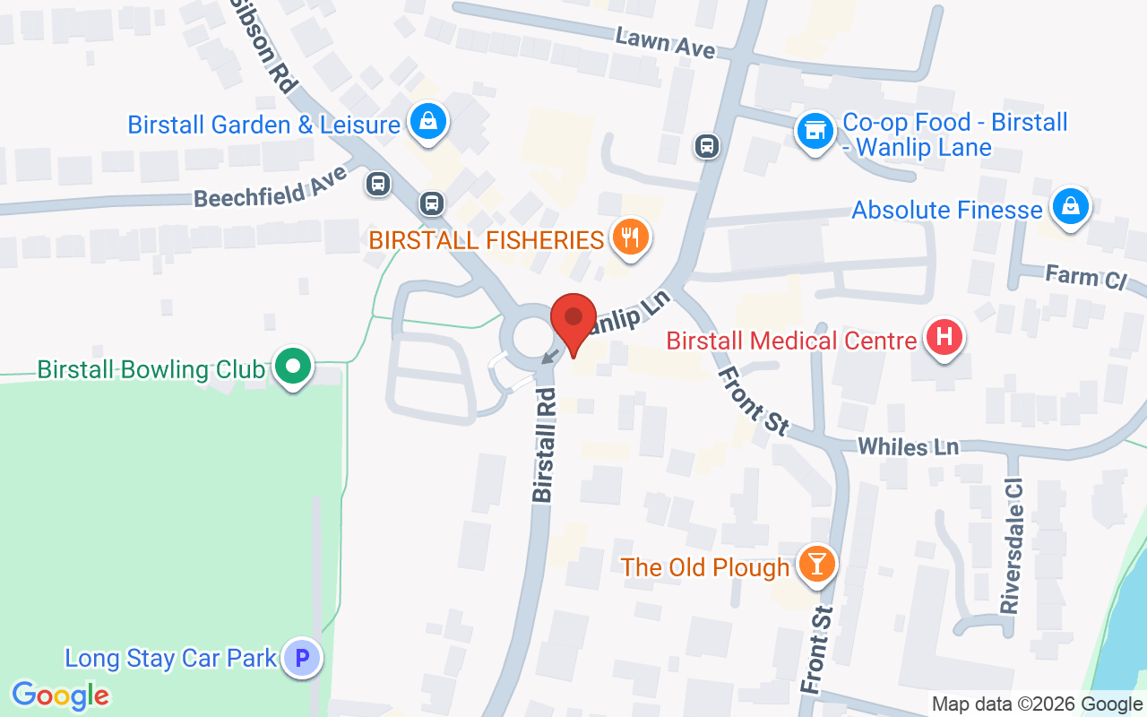 Map showing the location of Shapes Academy, Birstall Leicester