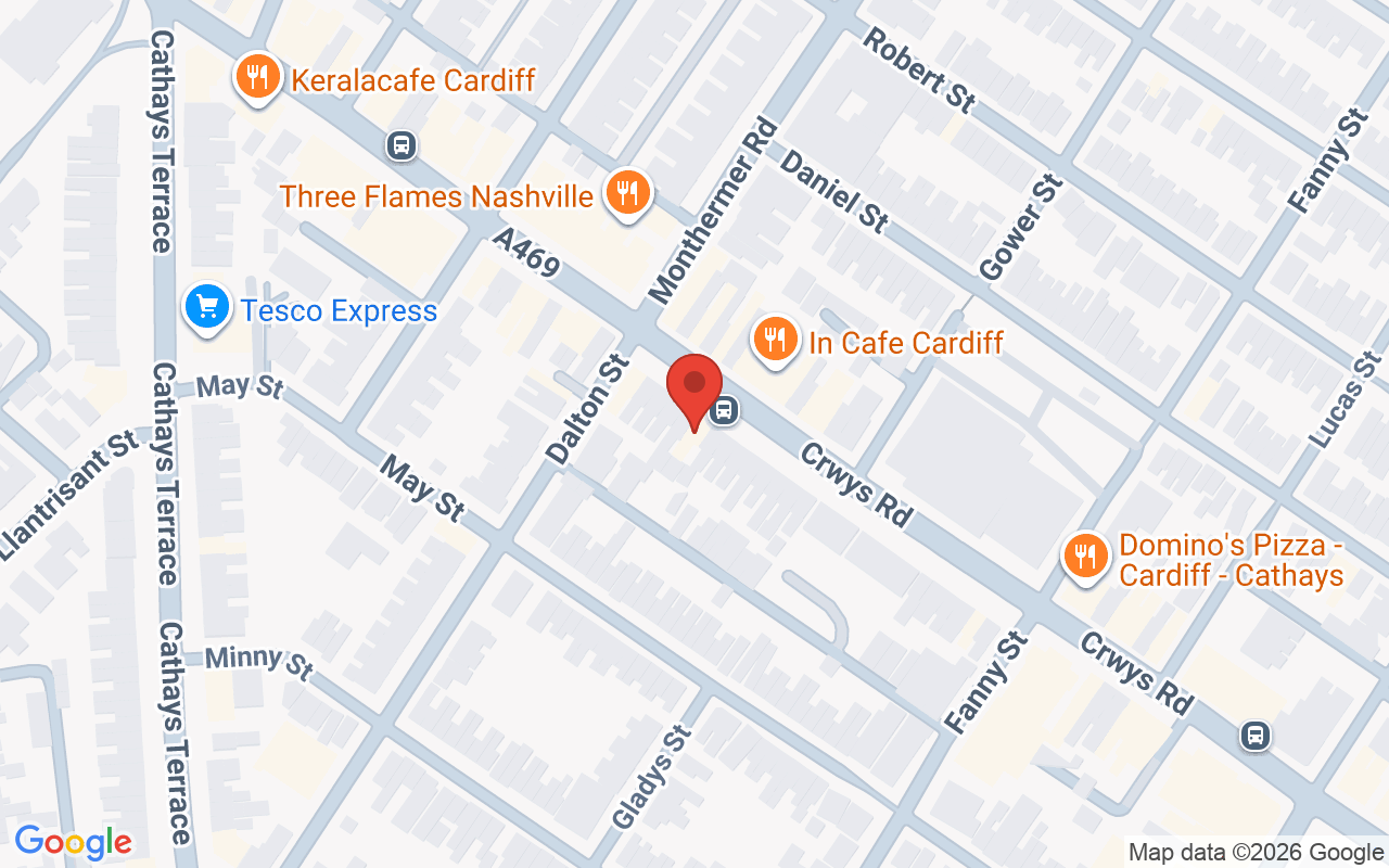 Map showing the location of Simon Constantinou