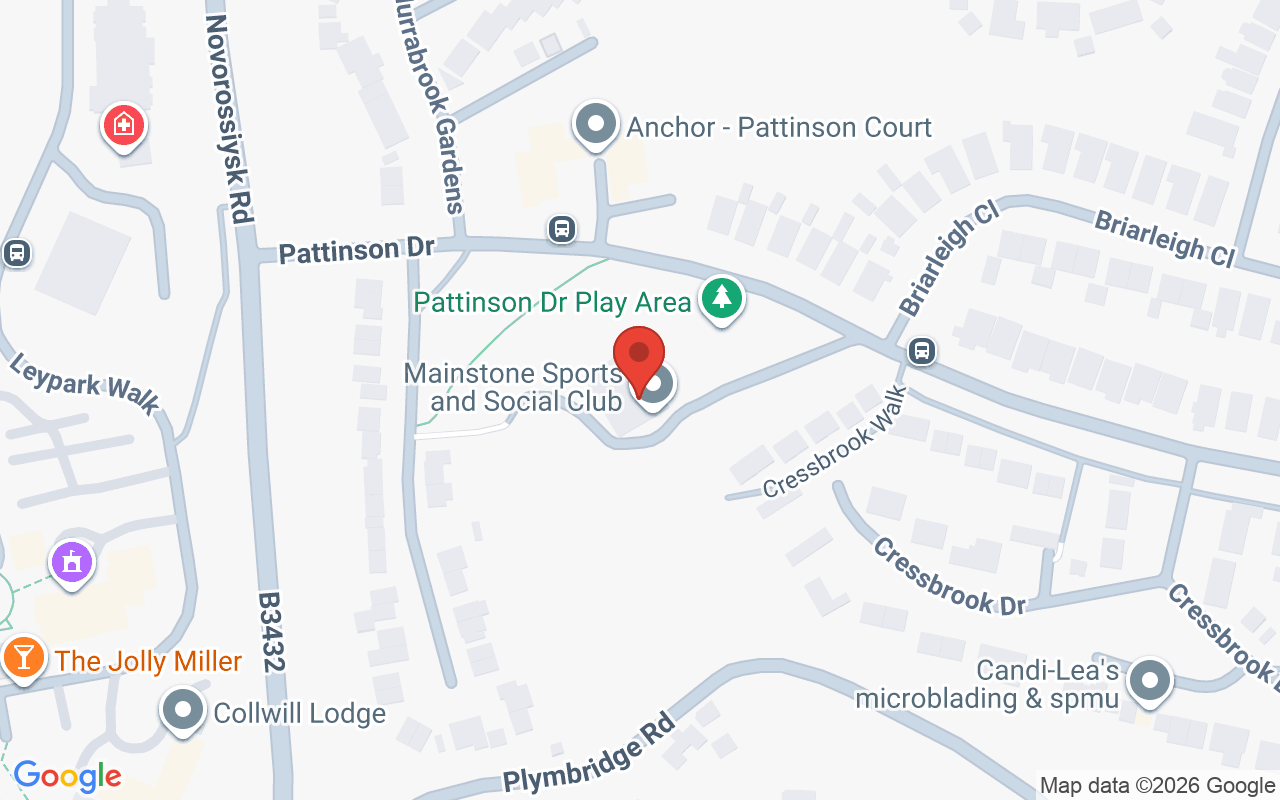 Map showing the location of Sirens hair Extensions