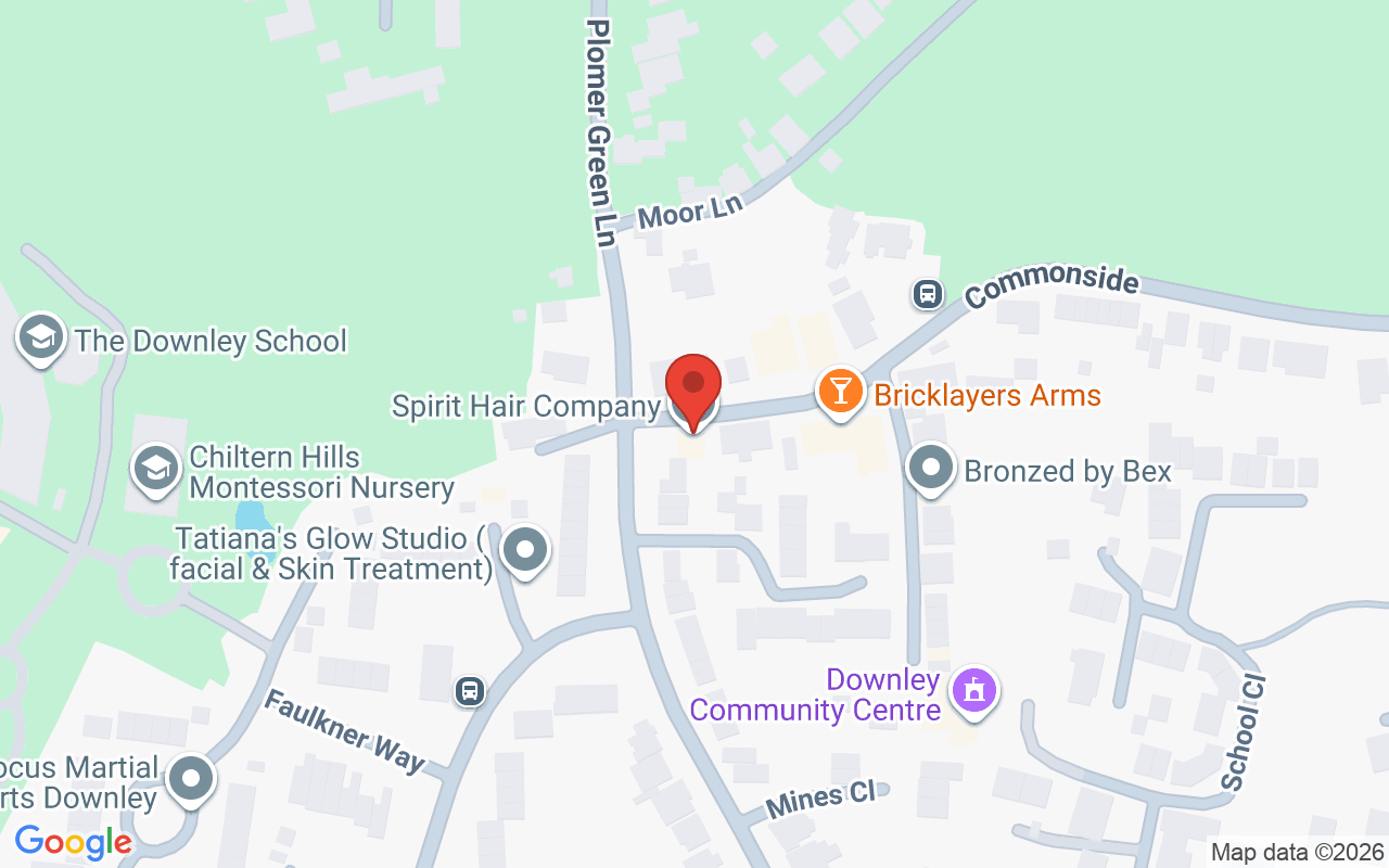 Map showing the location of Spirit Hair Co