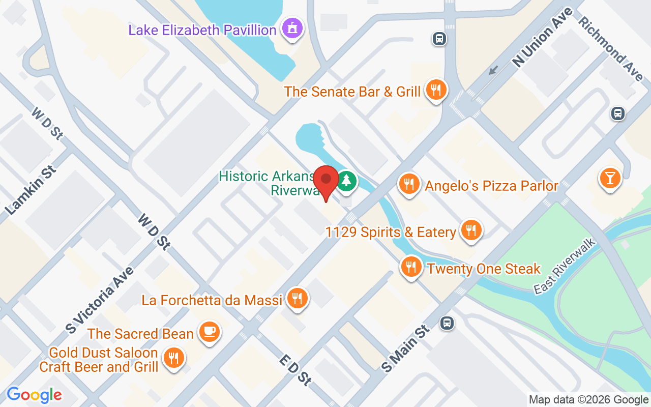 Map showing the location of Shelly Harwood