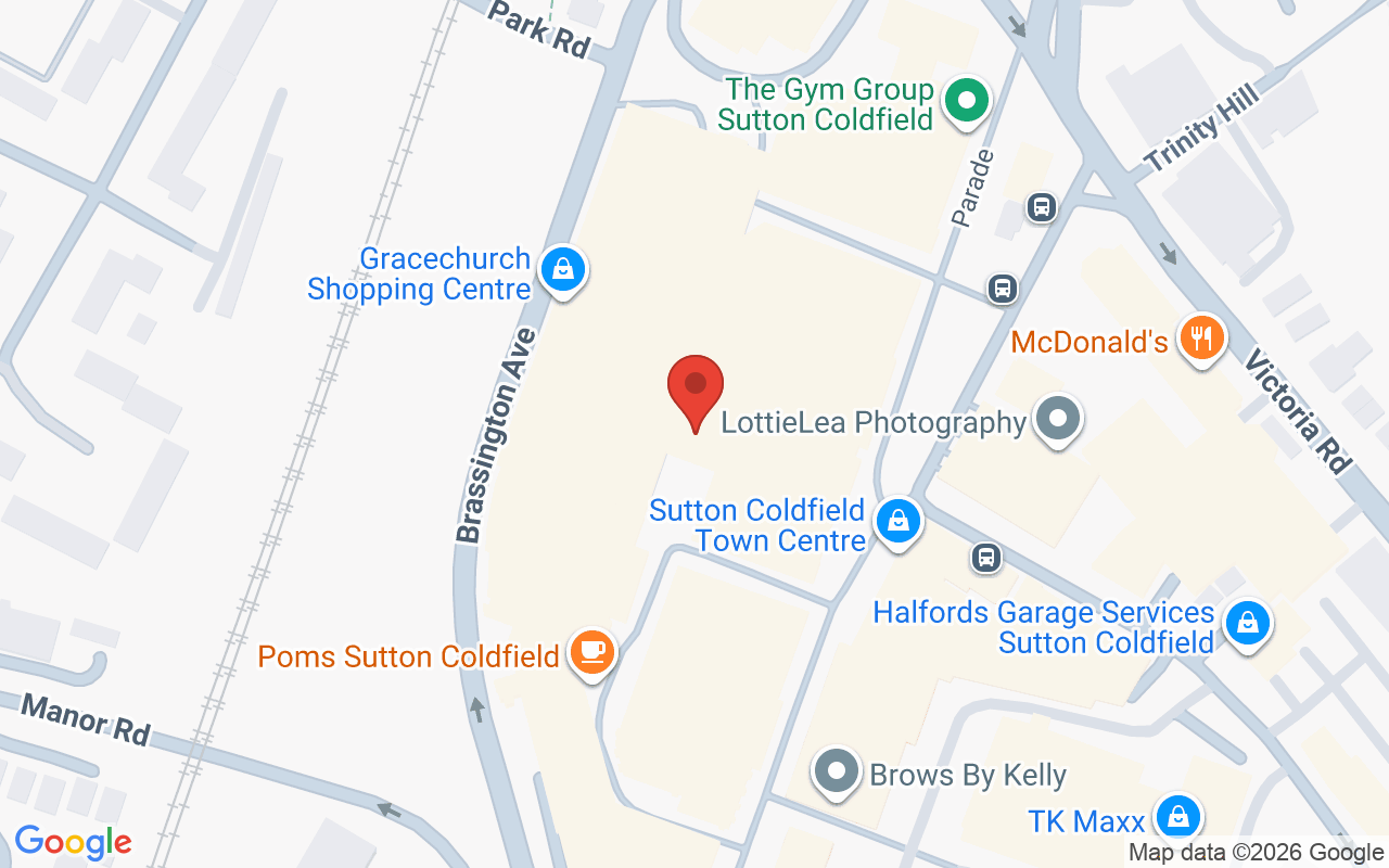 Map showing the location of Syer Hair and Beauty