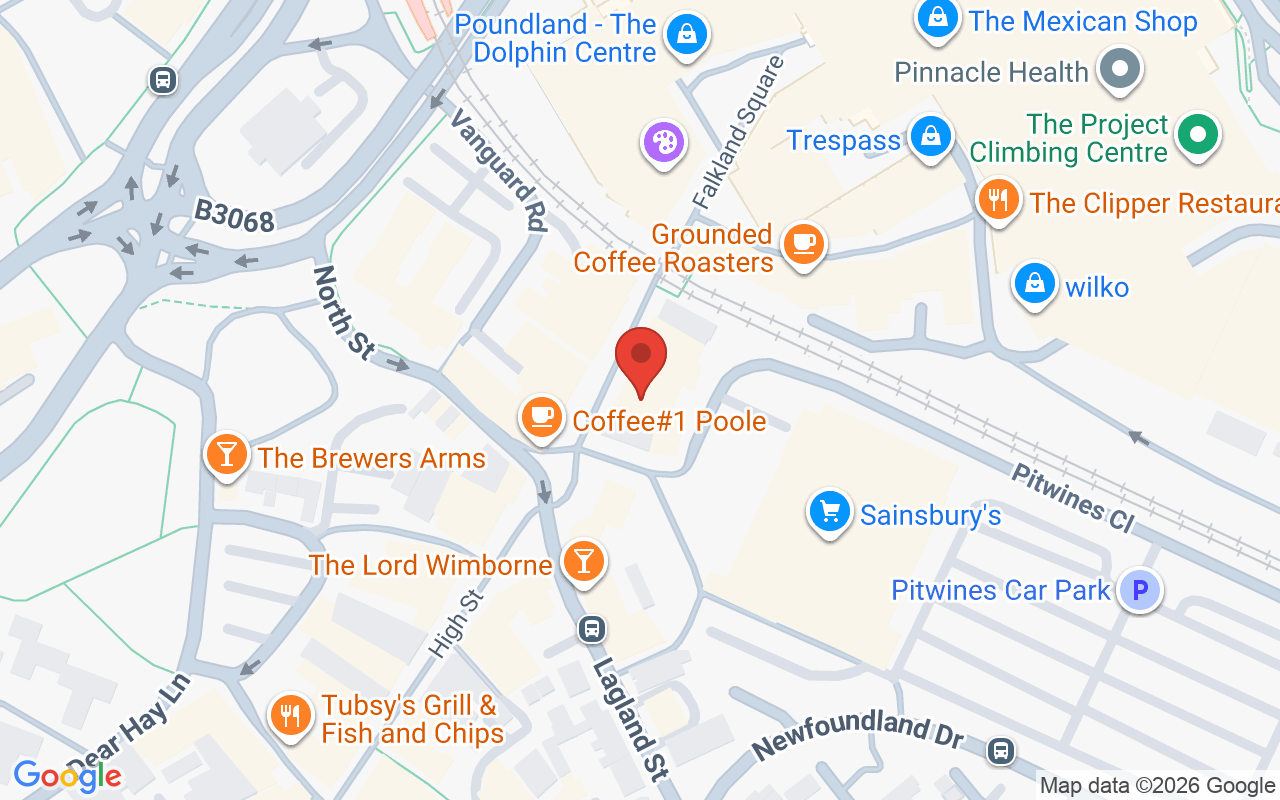 Map showing the location of Synergy Hairdressing