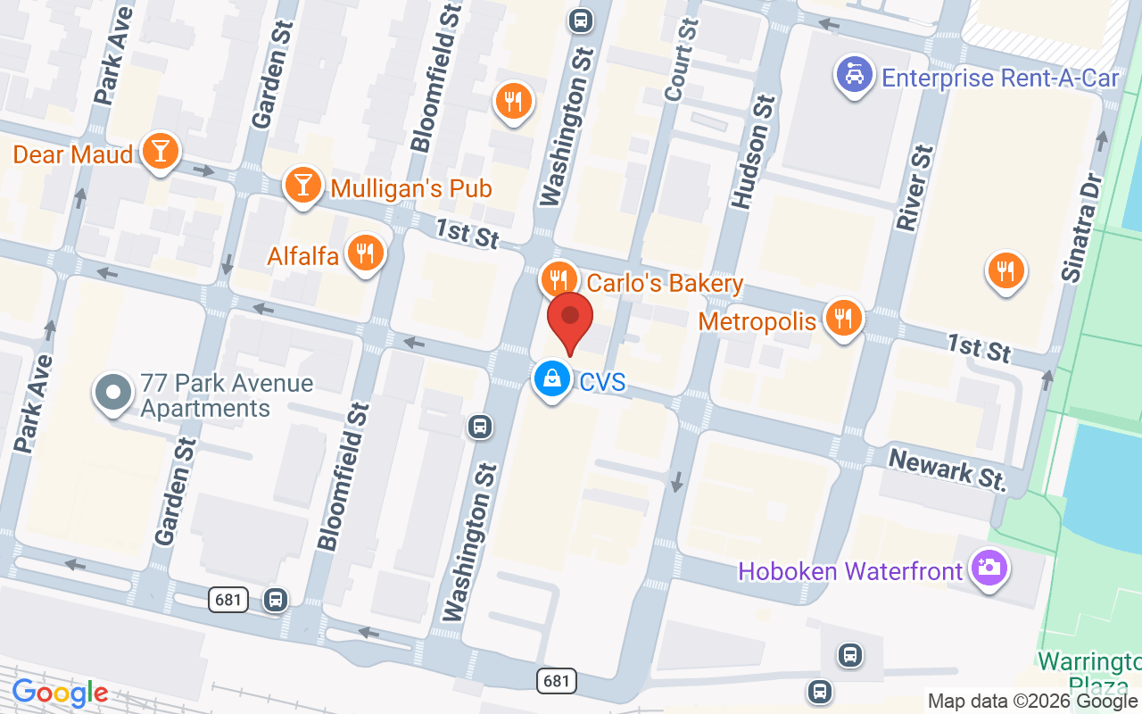 Map showing the location of Telogen Salon and Hair Restoration Center
