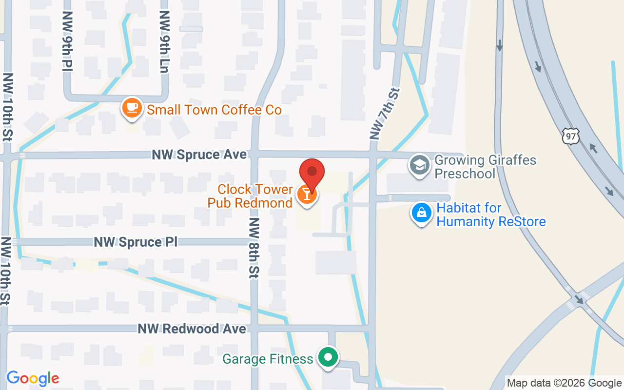 Map showing the location of The 9 Salon