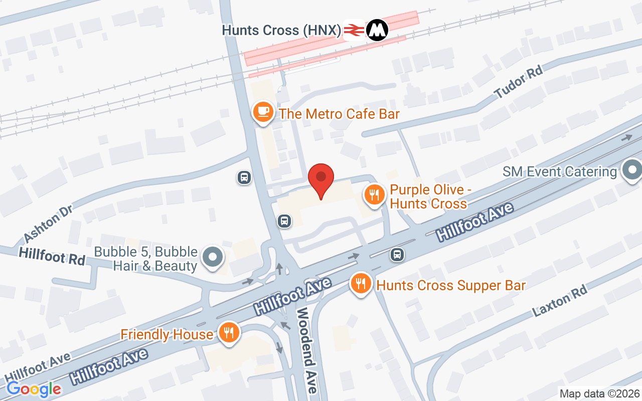Map showing the location of The Base Hair Co
