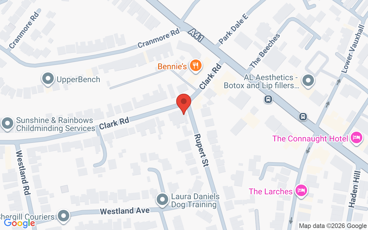 Map showing the location of The Coachouse