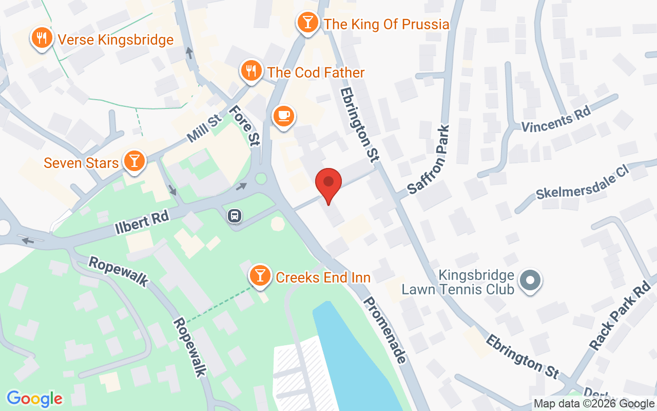 Map showing the location of The Hair Advice Centre