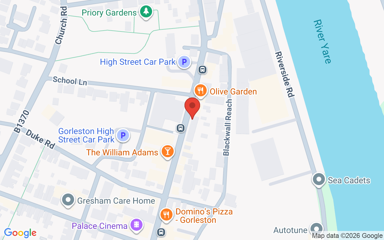 Map showing the location of The Hair Base