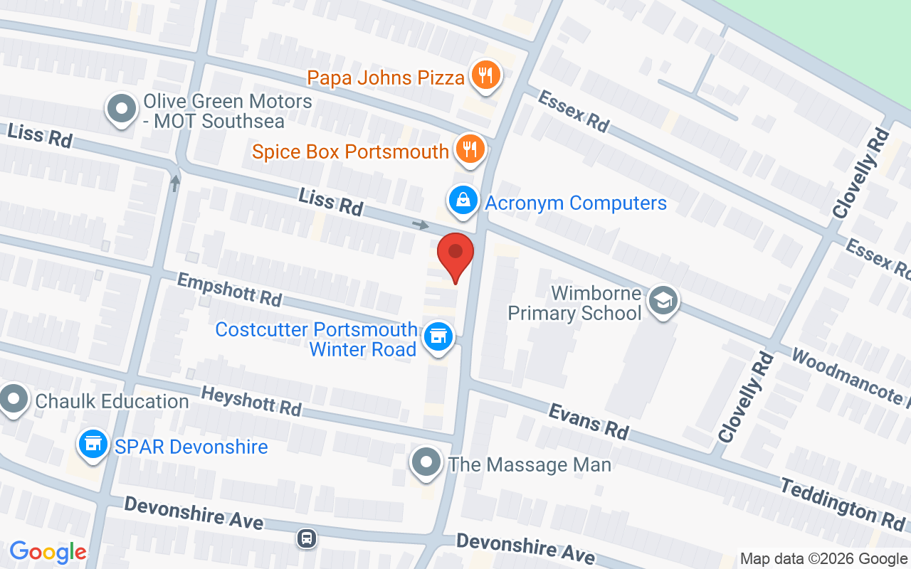 Map showing the location of The Hair Tree