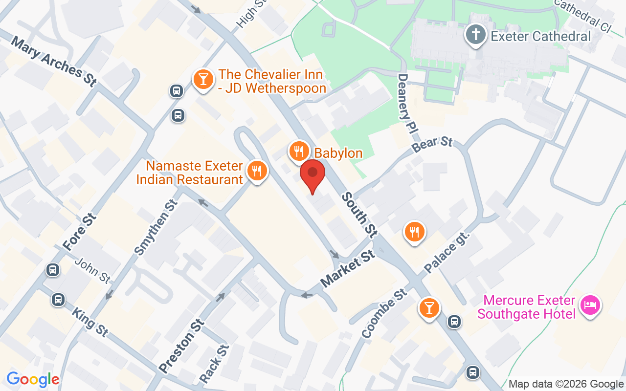 Map showing the location of The LXS @ Centre Stage