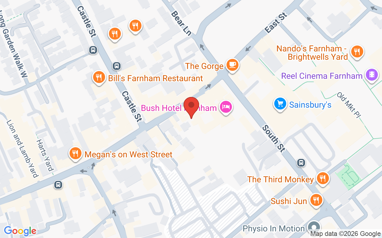 Map showing the location of The Retreat Lifestyle Salon & Spa