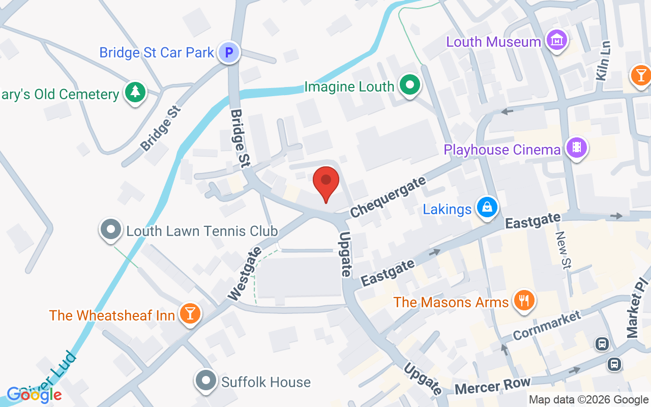 Map showing the location of The Salon (Louth)