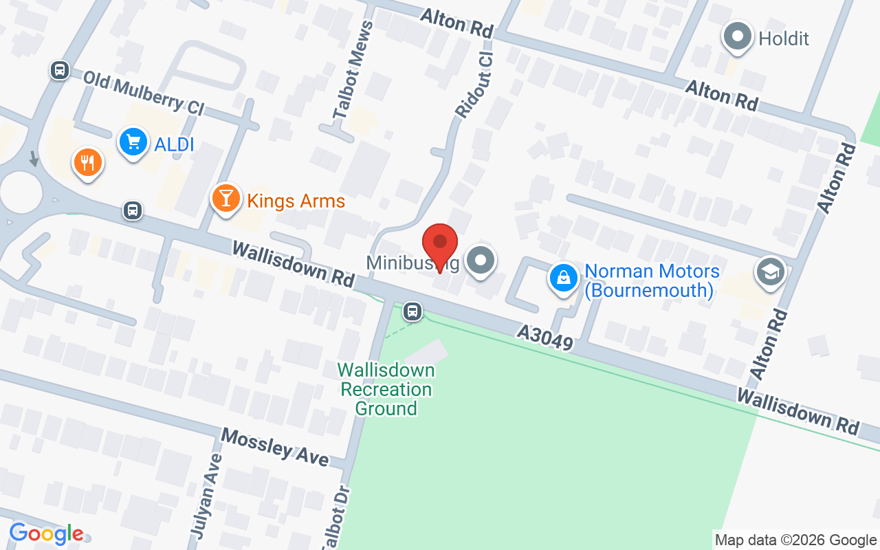 Map showing the location of The Venue Salon