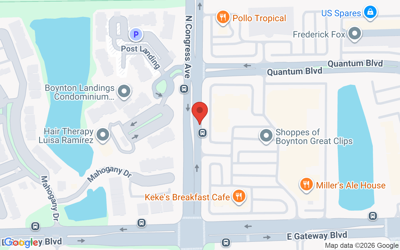 Map showing the location of Tipsy Salon Bar