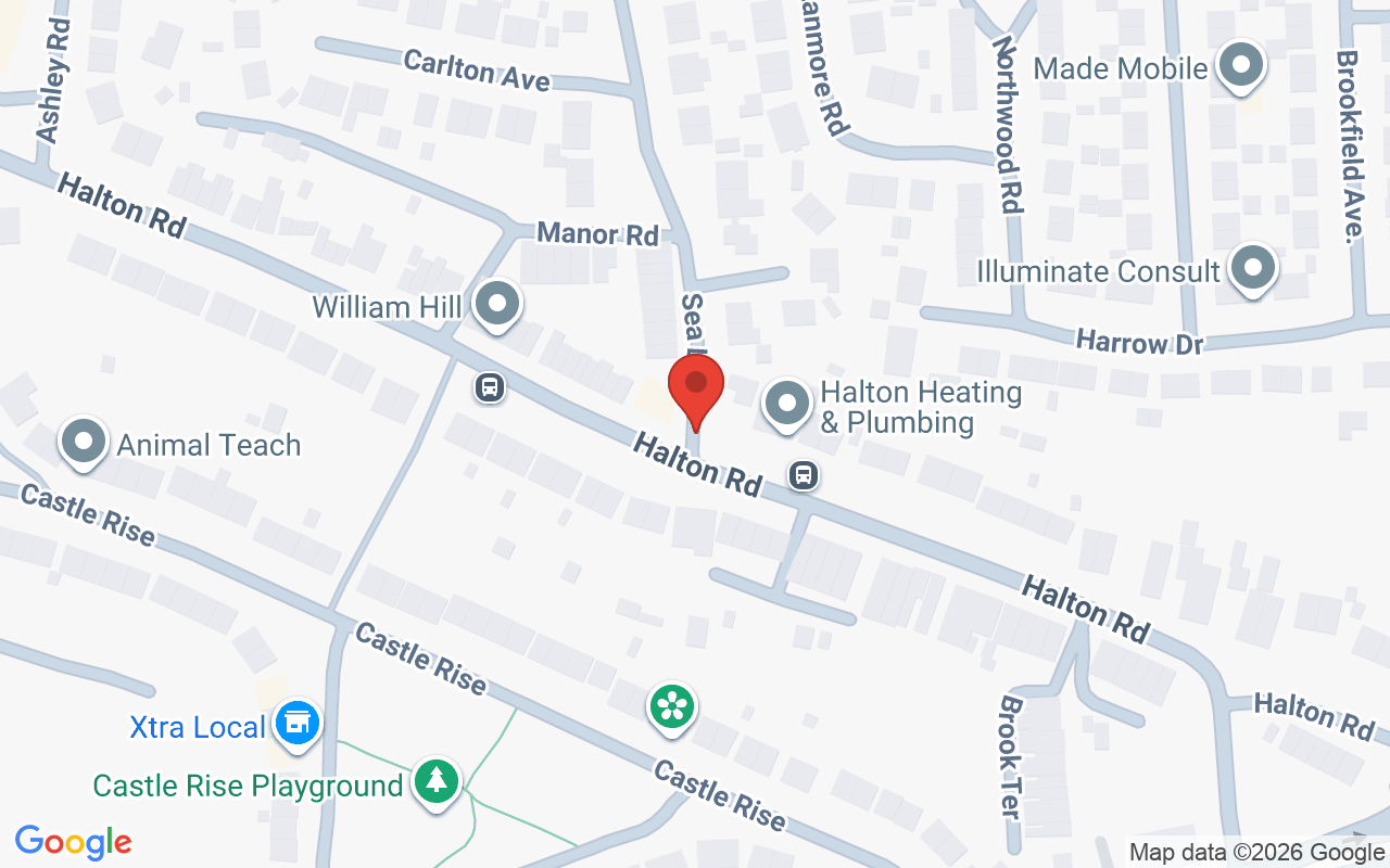 Map showing the location of Tocco beauty salon