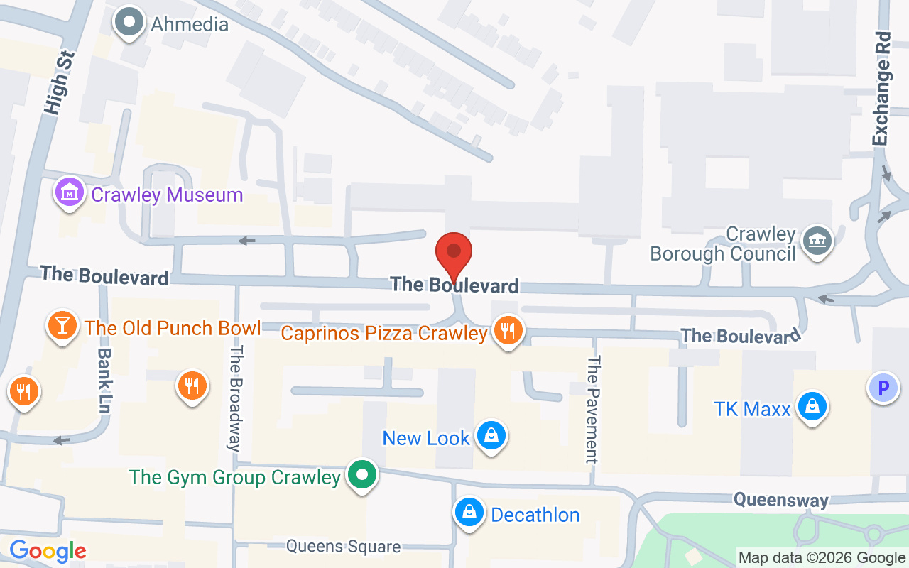 Map showing the location of Topsy Turvy