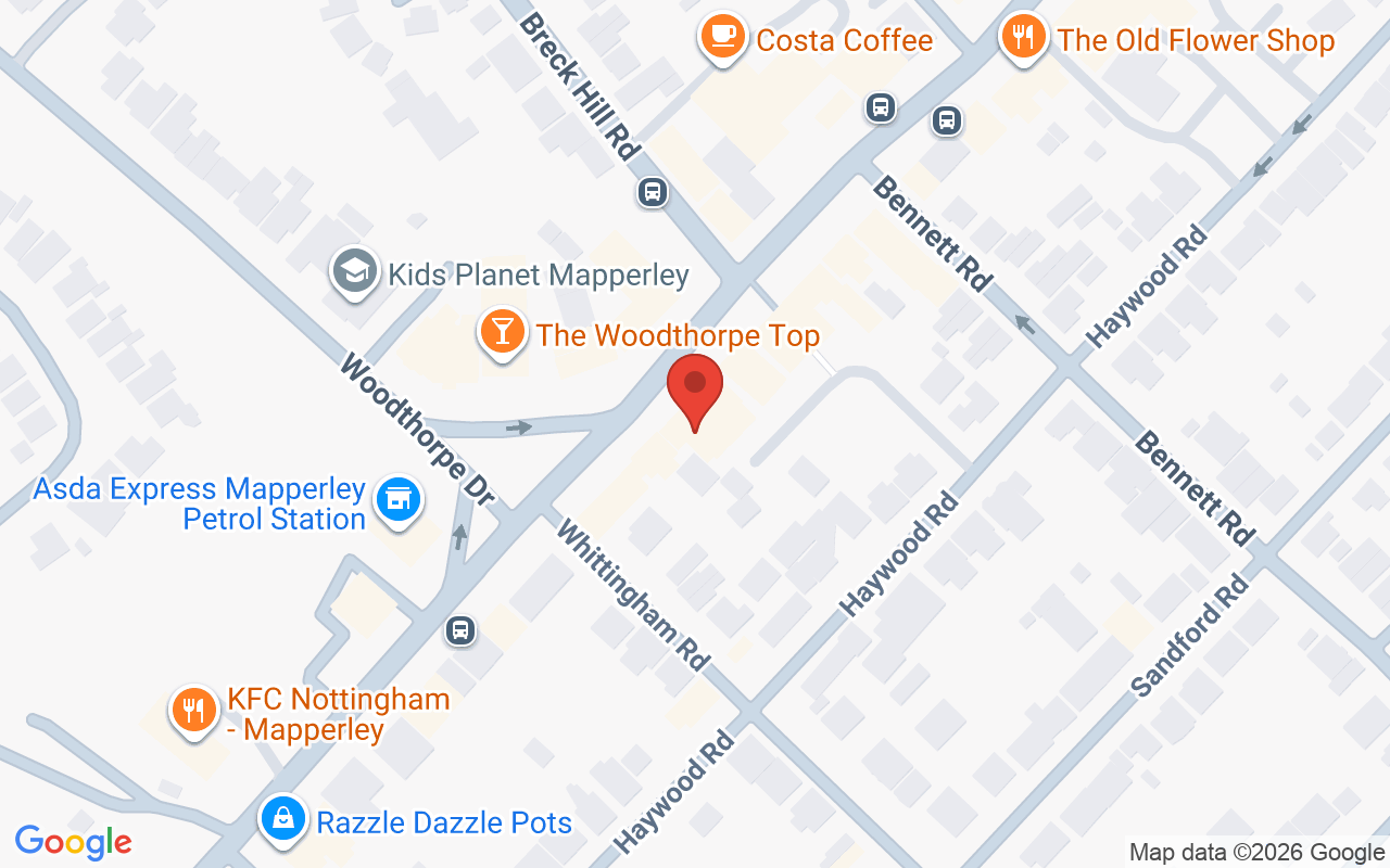 Map showing the location of Turning Heads