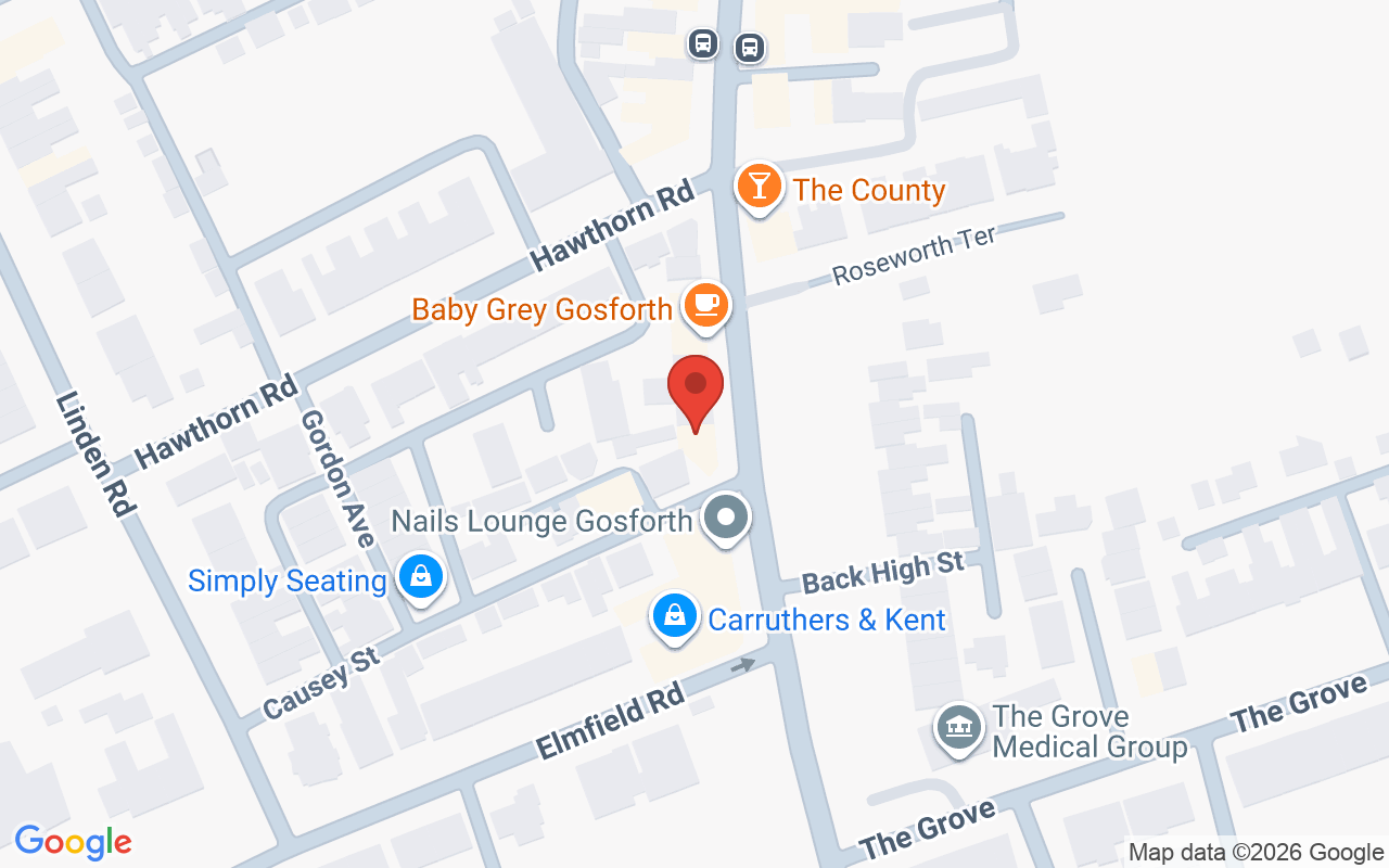 Map showing the location of U Salon