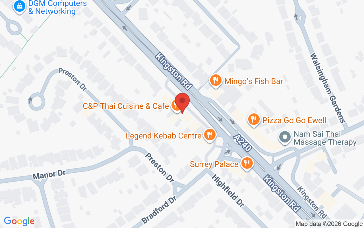 Map showing the location of Unparalleled Hair Salon