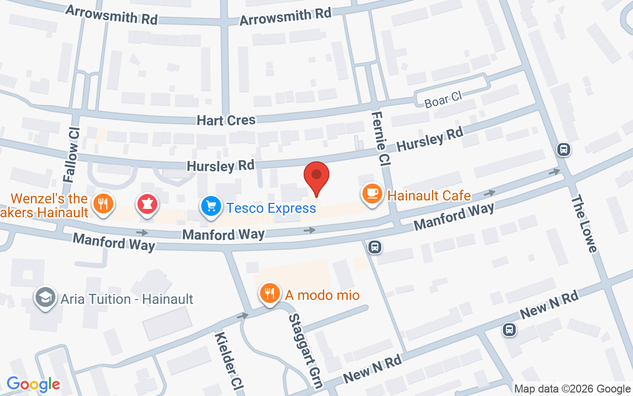 Map showing the location of Uppercut Chigwell