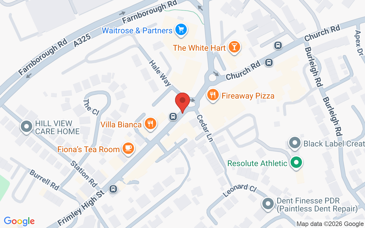 Map showing the location of V-Salon