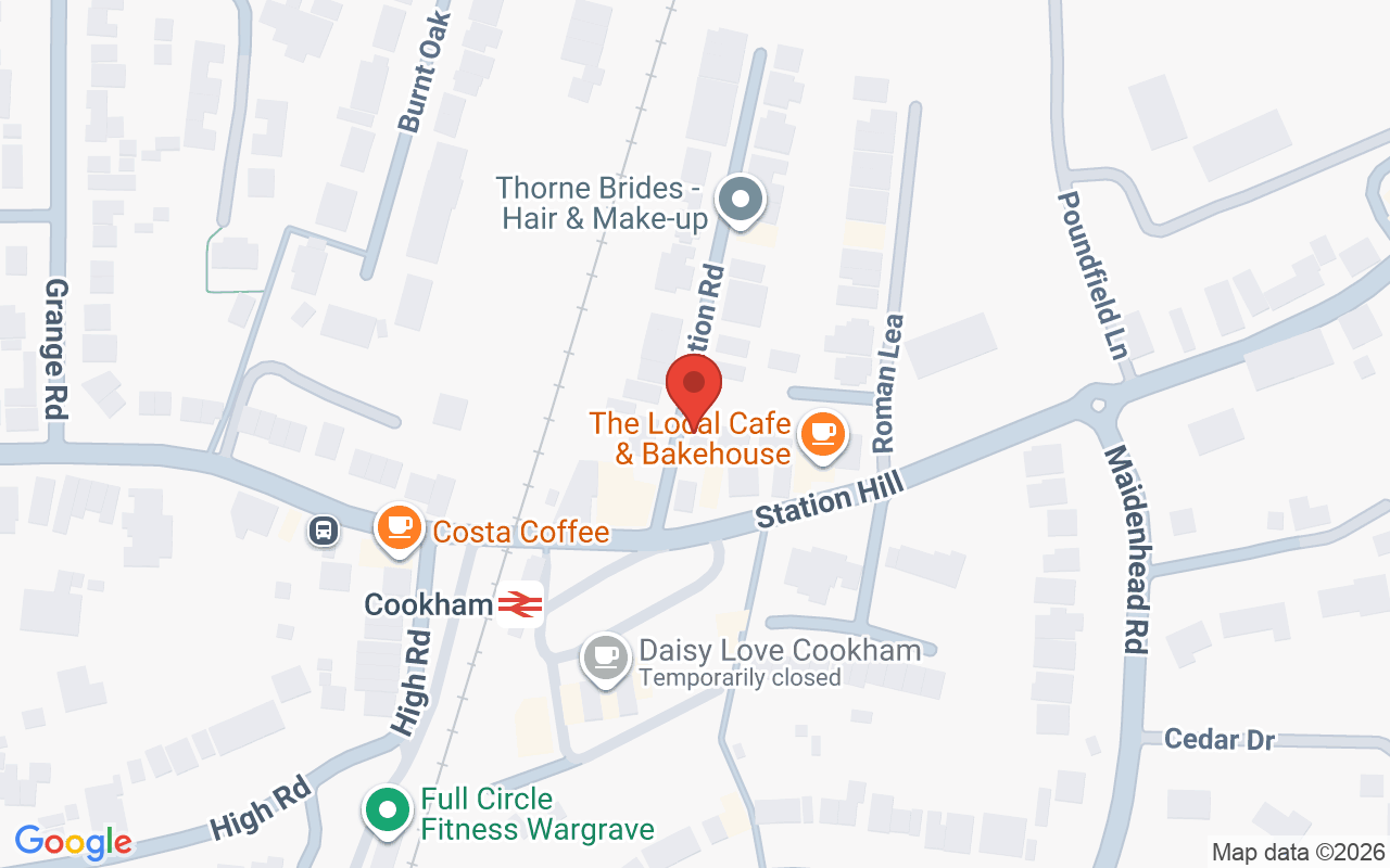 Map showing the location of Vanilla hairdressing & beauty lounge