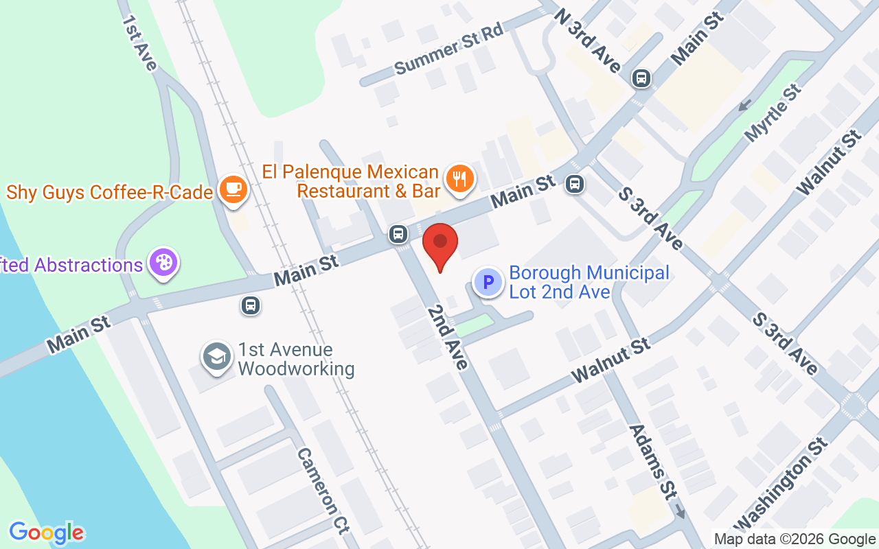 Map showing the location of Velvet Luxe Salon, Royersford