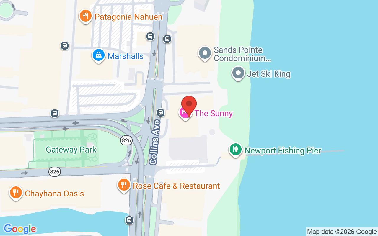 Map showing the location of VK Beauty Studio @Newport beachside hotel