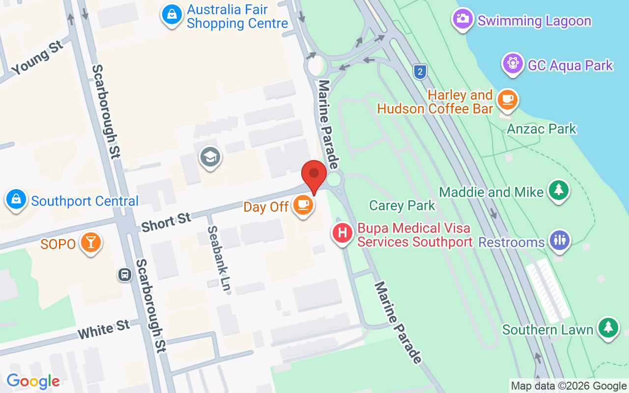 Map showing the location of Wake Up Beautiful