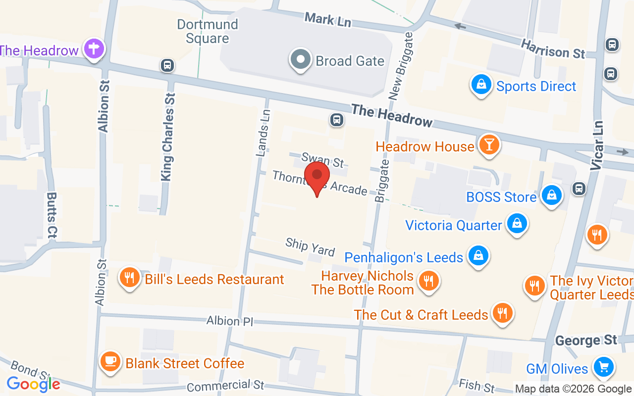 Map showing the location of Westrow, Leeds