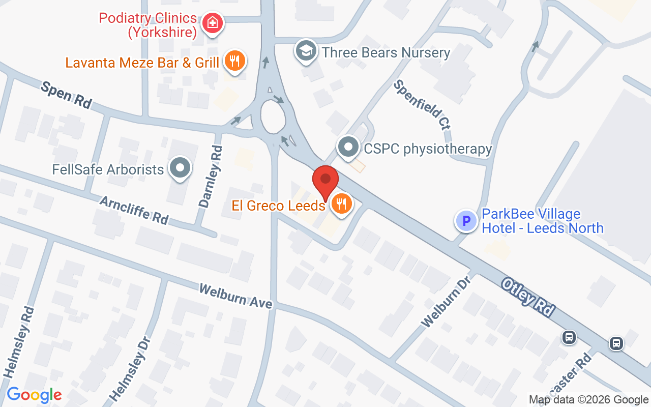 Map showing the location of Westrow, West Park, Leeds