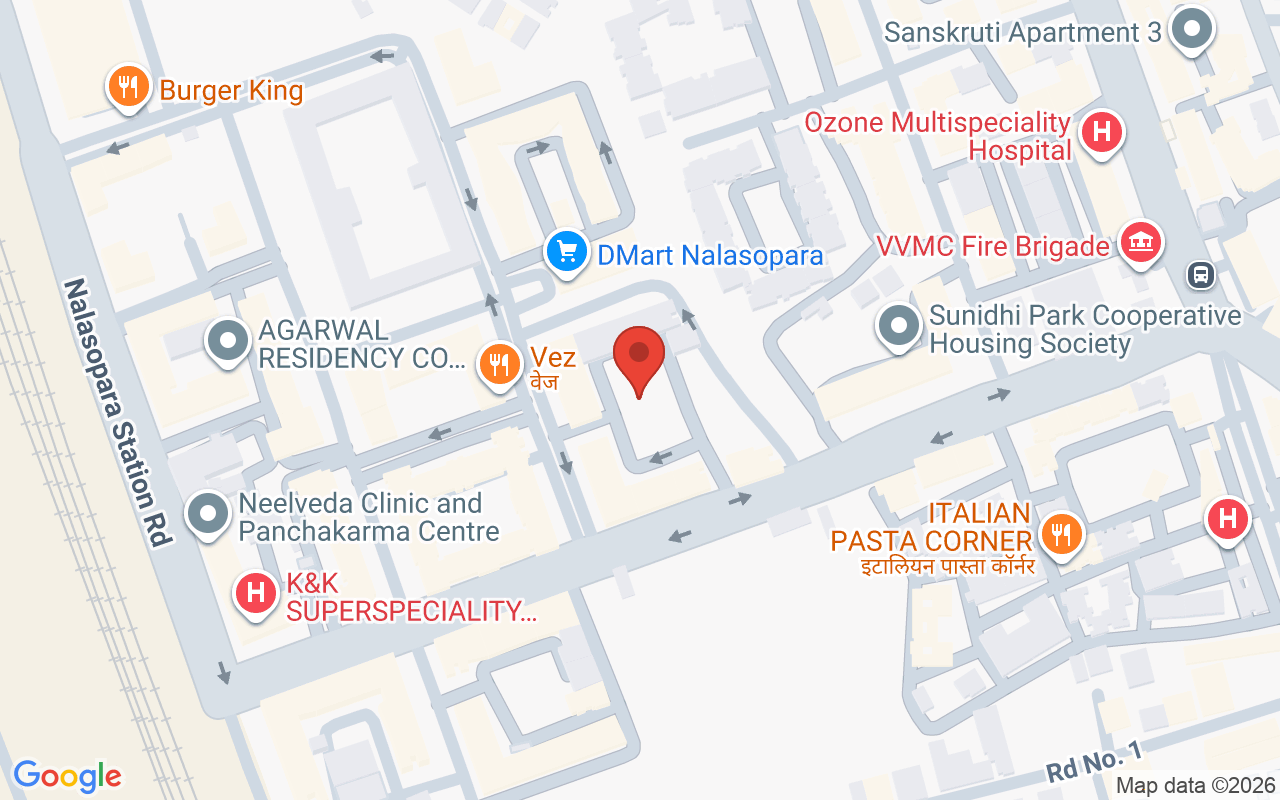 Map showing the location of shop no 44, B wing